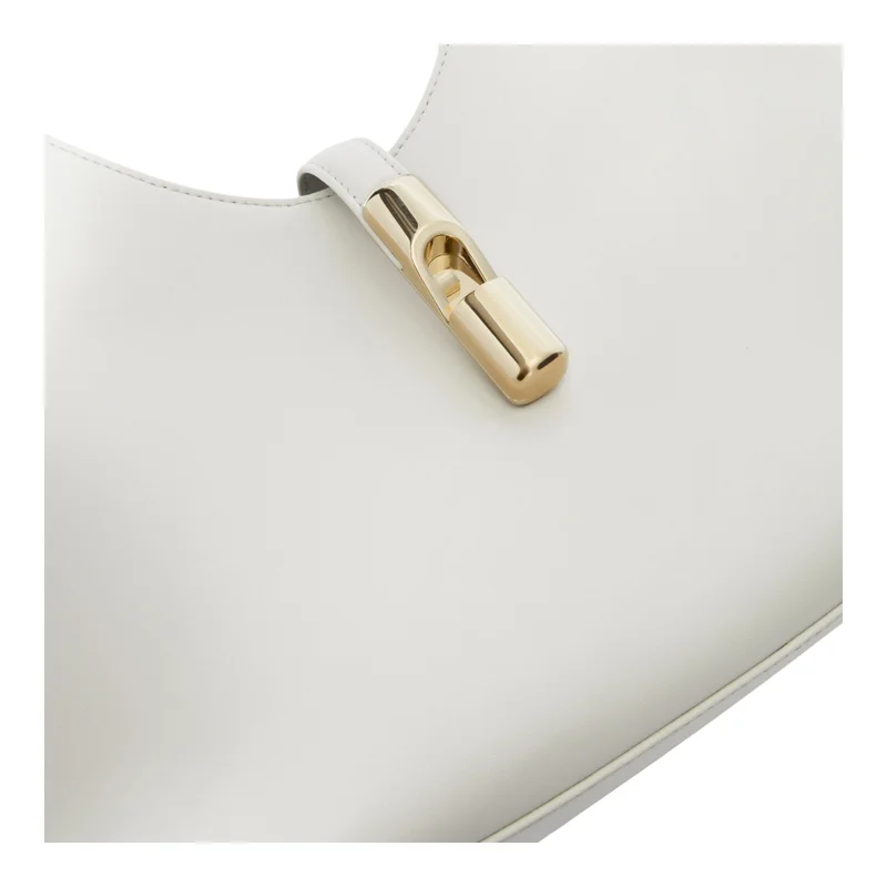 Furla White Goccia Hobo M for Women | Best Price UAE